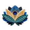 Erstwilder The Blue Lotus Brooch^ Brooches