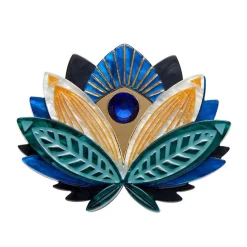 Erstwilder The Blue Lotus Brooch^ Brooches