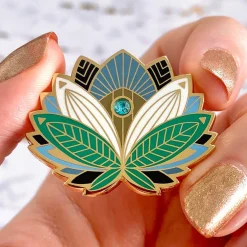 Erstwilder The Blue Lotus Enamel Pin^ Enamel Pins