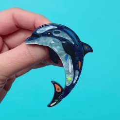 Erstwilder The Boastful Bottlenose Dolphin Brooch^ Brooches