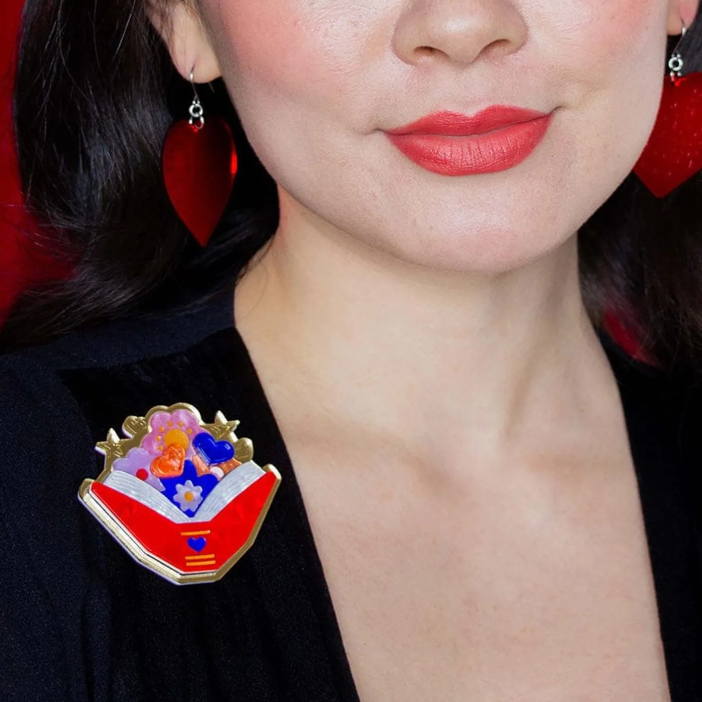 Erstwilder The Book Of Love Brooch^ Brooches