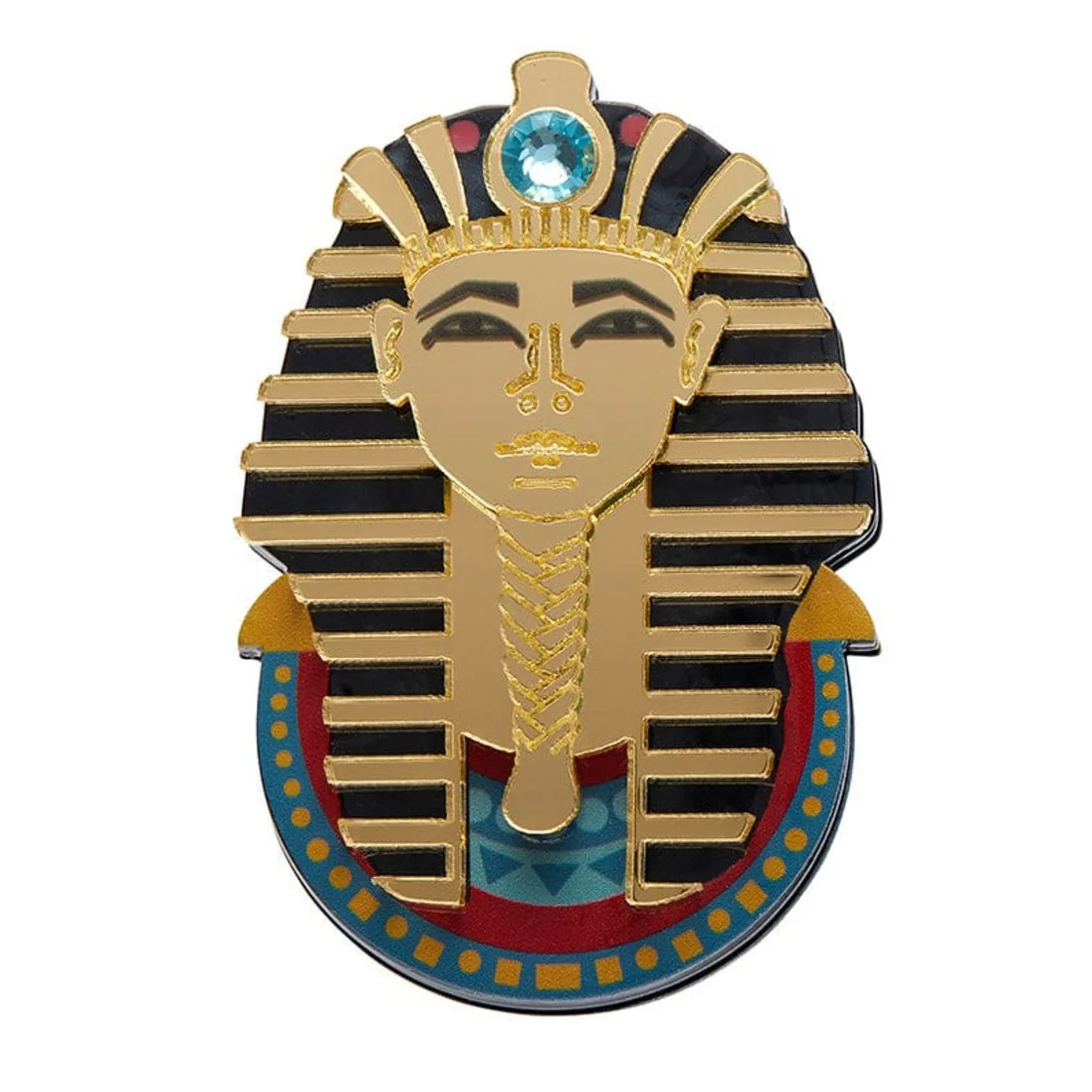 Erstwilder The Boy King Tutankhamun Brooch^ Brooches