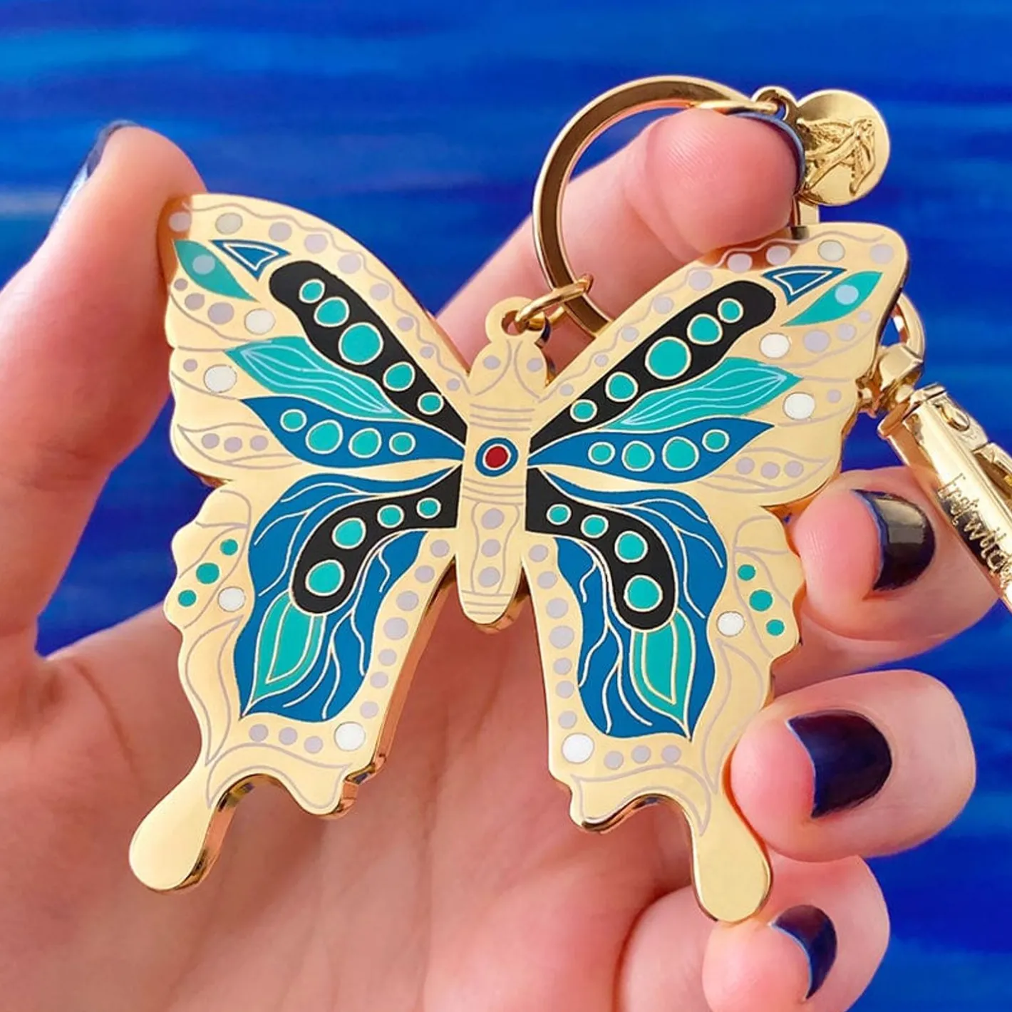 Erstwilder The Butterfly 'Gunggamburra' Key Ring^ Enamel Key Rings