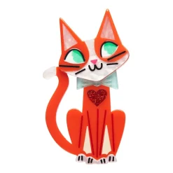 Erstwilder The Cat'S Meow Brooch^ Brooches