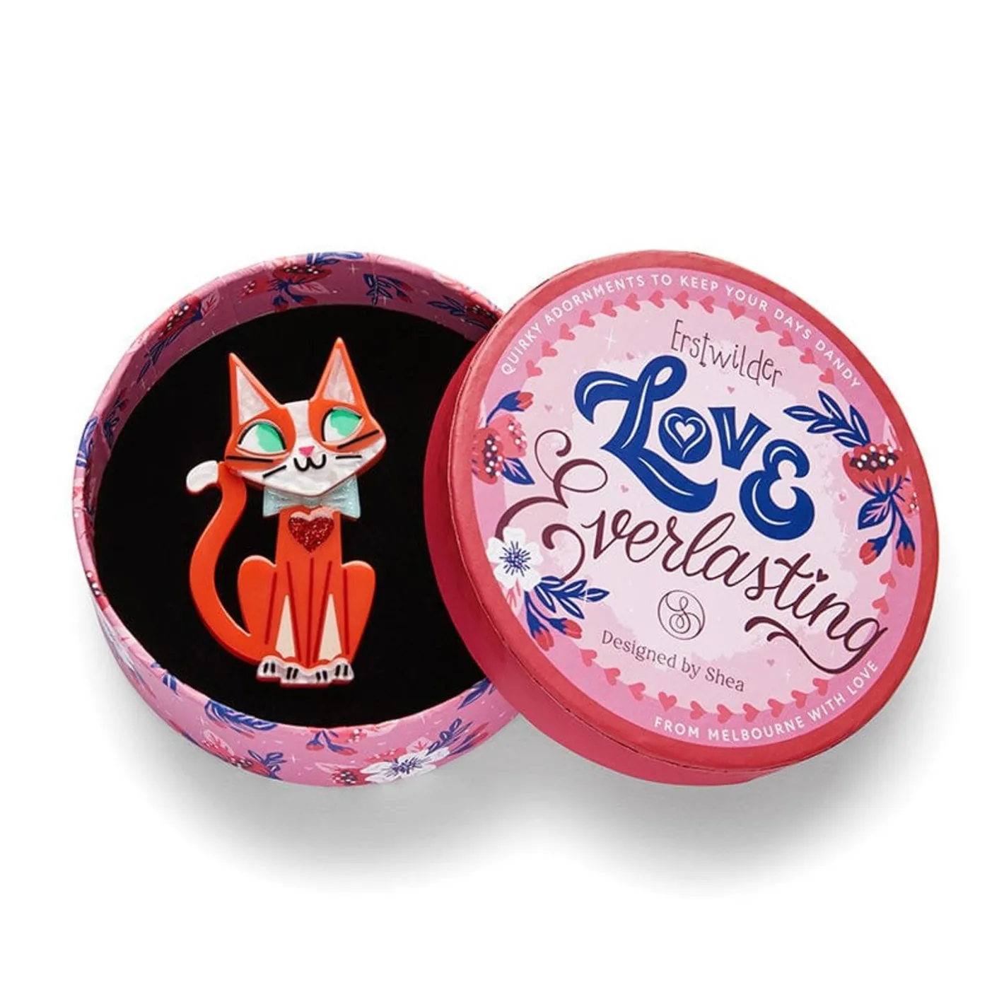 Erstwilder The Cat'S Meow Brooch^ Brooches