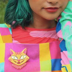 Erstwilder The Cheshire Cat Brooch^ Brooches