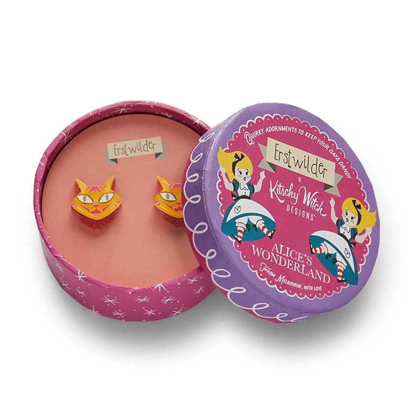Erstwilder The Cheshire Cat Earrings^ Earrings