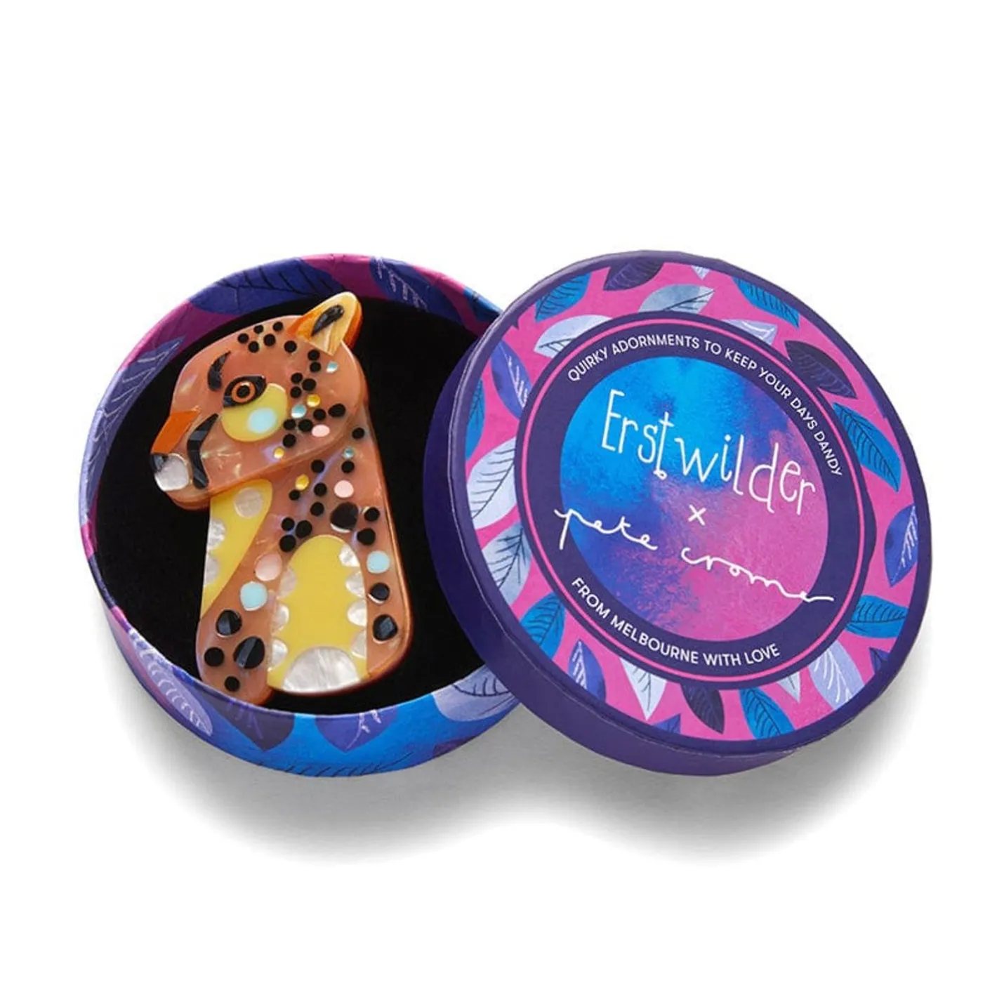 Erstwilder The Choosy Cheetah Brooch^ Brooches