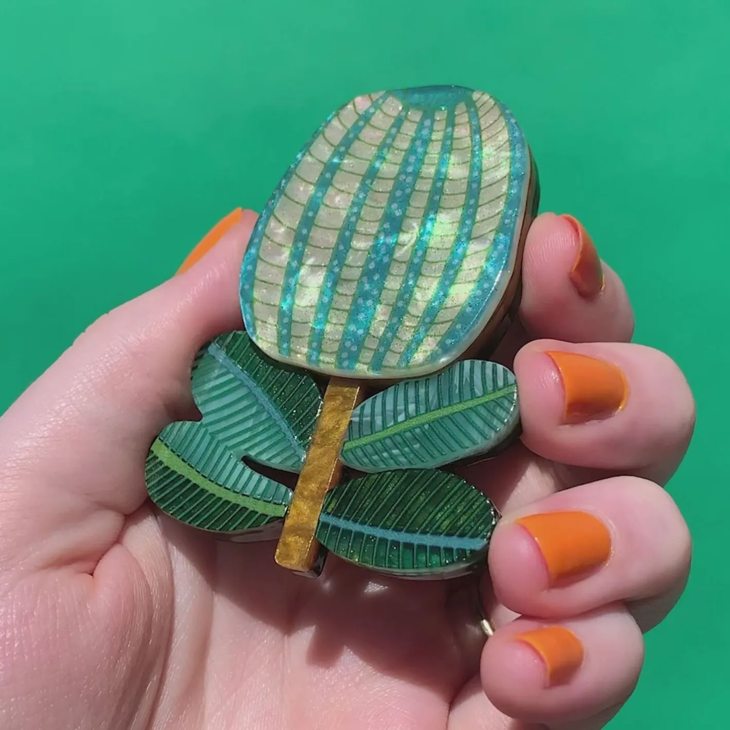 Erstwilder The Colour Of Envy Brooch^ Brooches