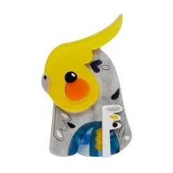 Erstwilder The Coy Cockatiel Brooch^ Brooches