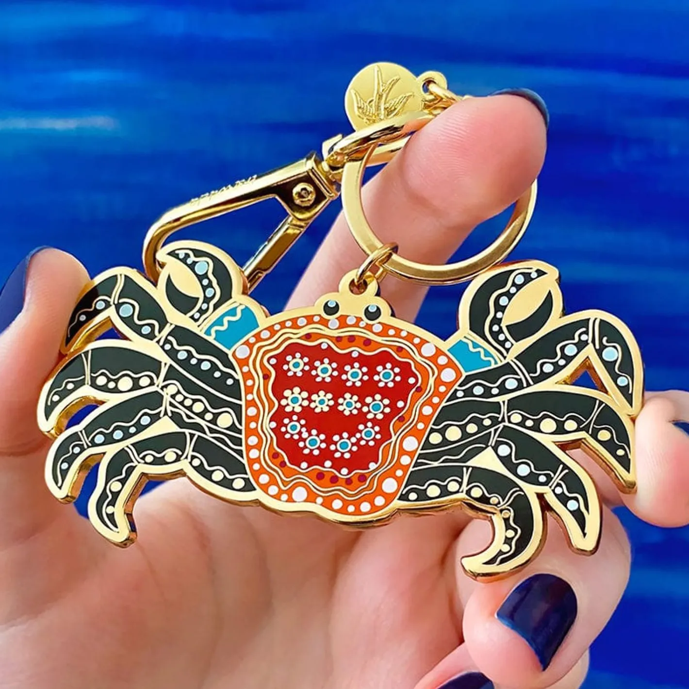 Erstwilder The Crab 'Gadambal' Key Ring^ Enamel Key Rings