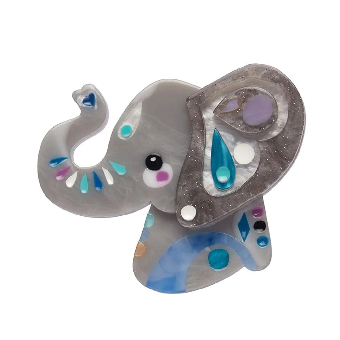 Erstwilder The Elated Elephant Brooch^ Brooches
