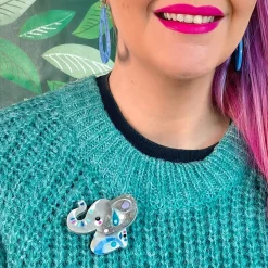 Erstwilder The Elated Elephant Brooch^ Brooches