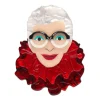 Erstwilder The Face Of Style Iris Brooch^ Brooches