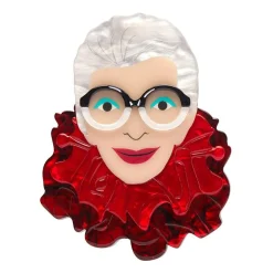 Erstwilder The Face Of Style Iris Brooch^ Brooches