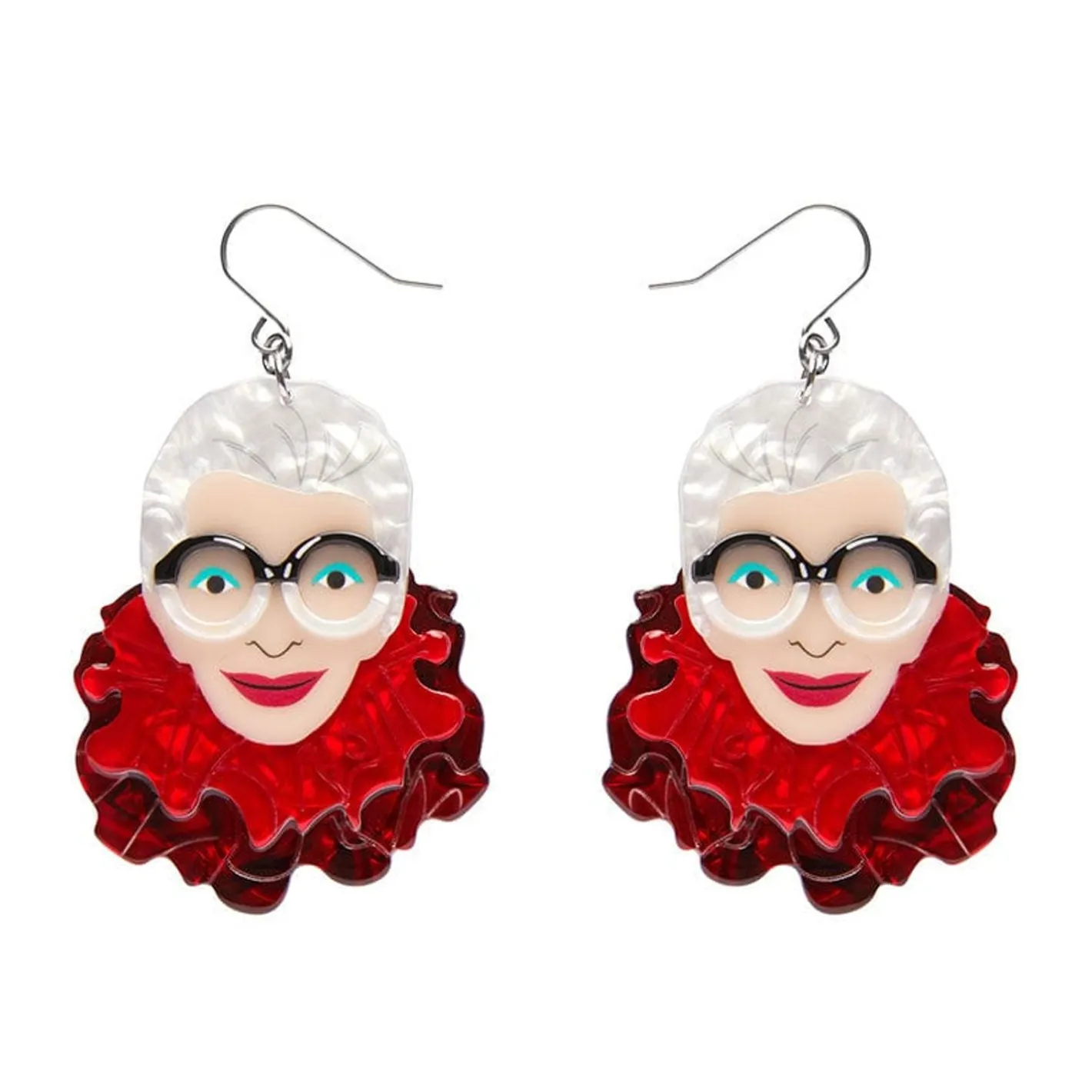 Erstwilder The Face Of Style Iris Drop Earrings^ Earrings