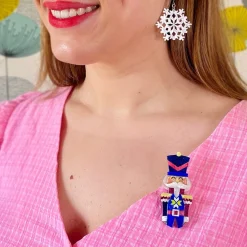 Erstwilder The Festive Soldier Brooch^ Brooches