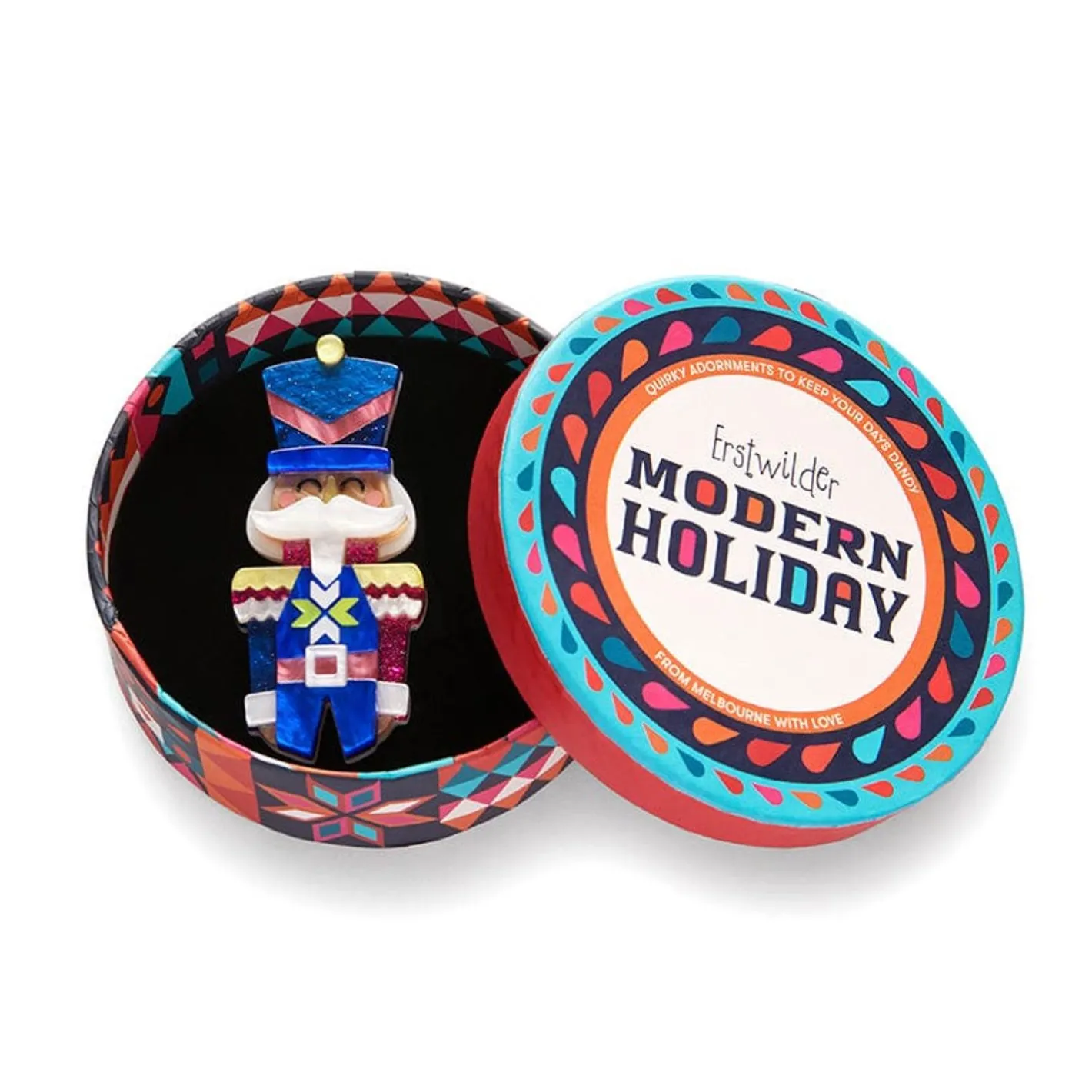 Erstwilder The Festive Soldier Brooch^ Brooches