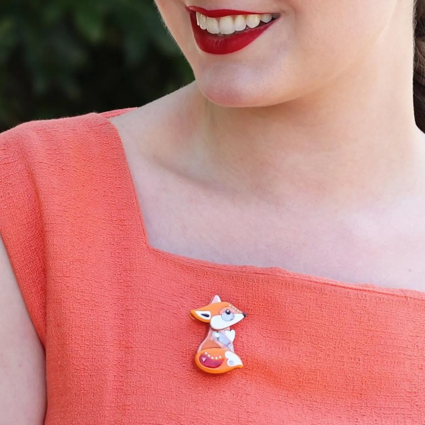 Erstwilder The Footloose Fox Mini Brooch^ Brooches