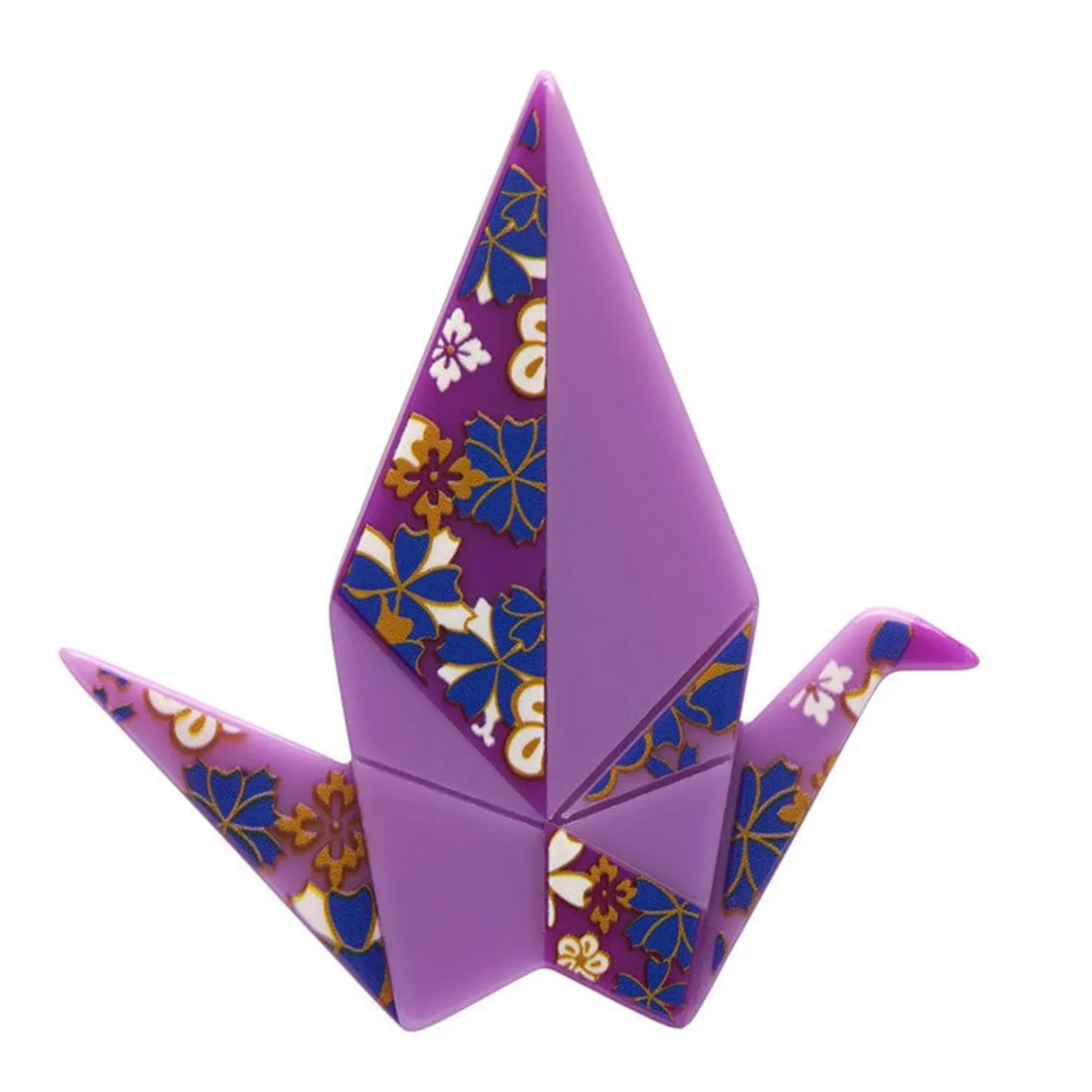 Erstwilder The Fortunate Crane Brooch^ Brooches