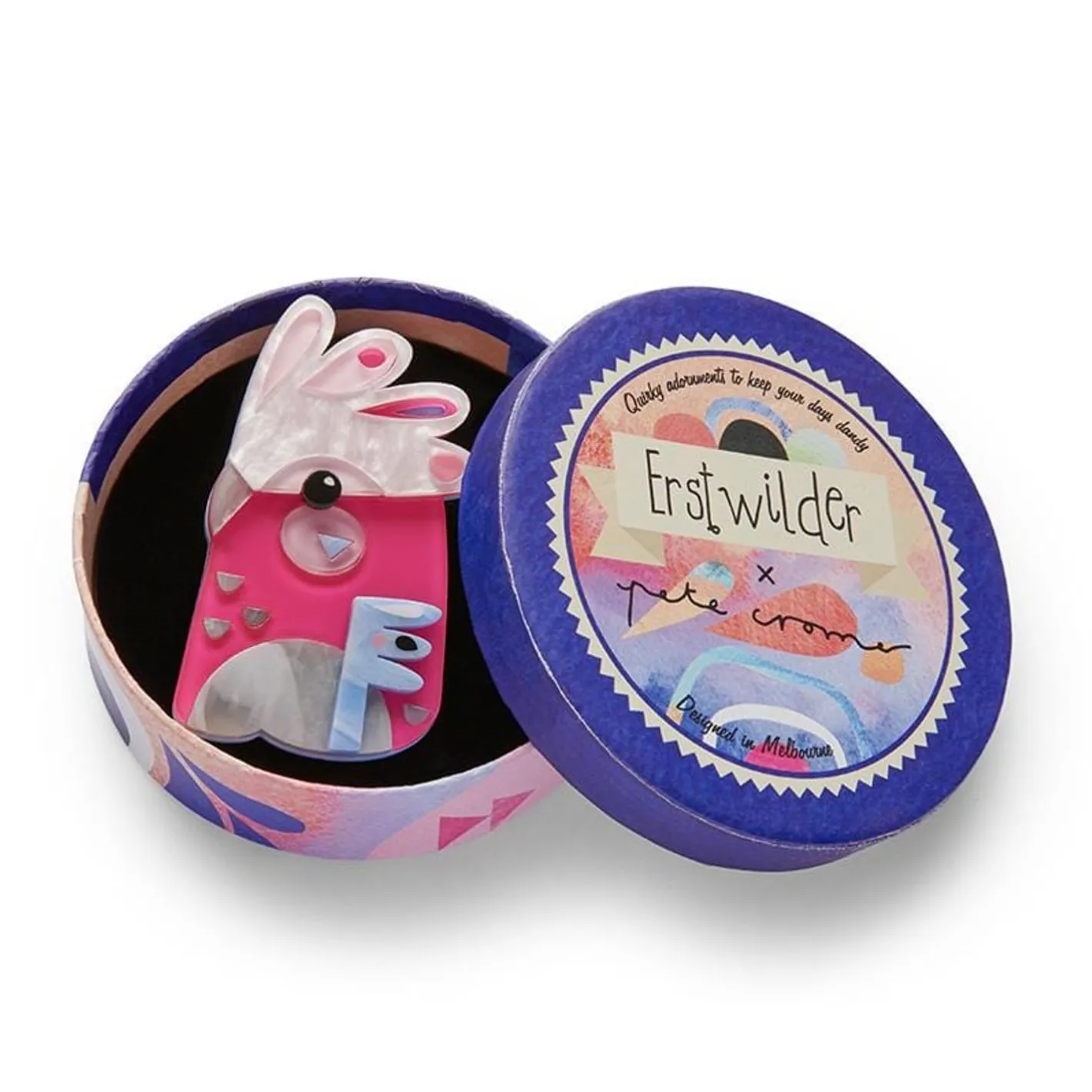 Erstwilder The Garrulous Galah Brooch^ Brooches