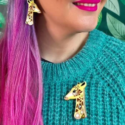 Erstwilder The Genteel Giraffe Brooch^ Brooches