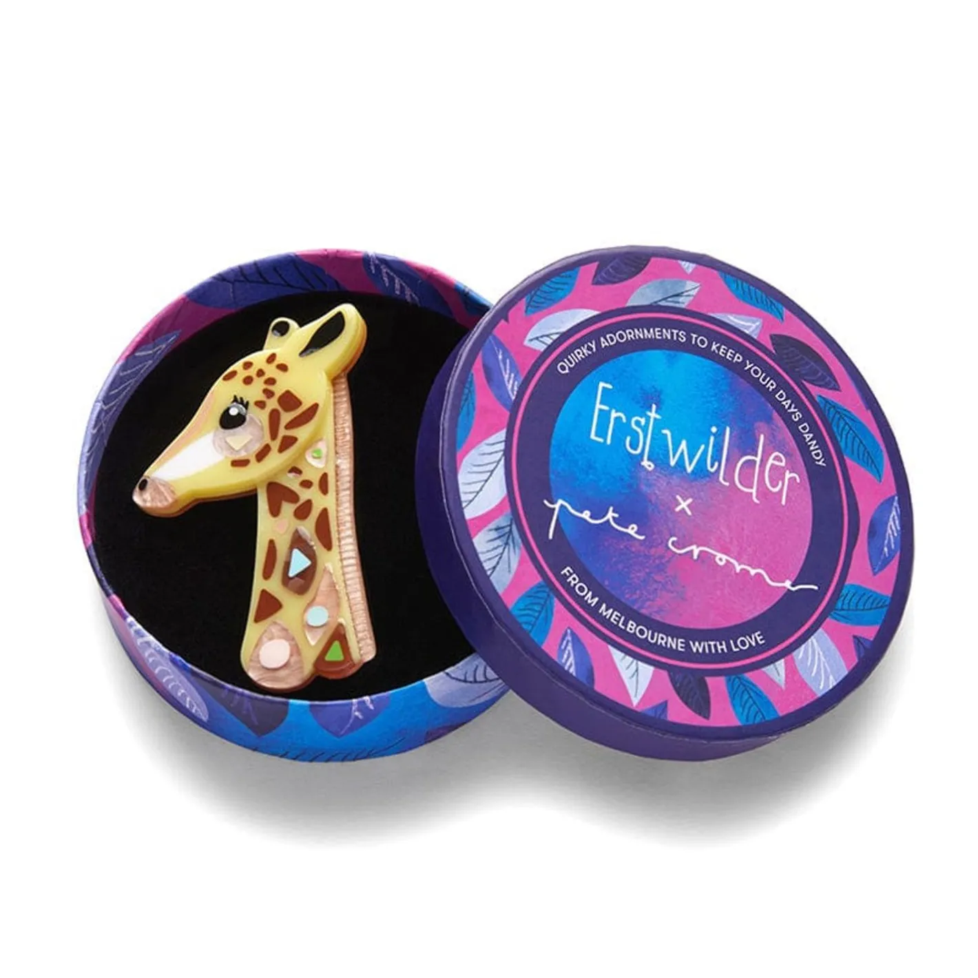 Erstwilder The Genteel Giraffe Brooch^ Brooches