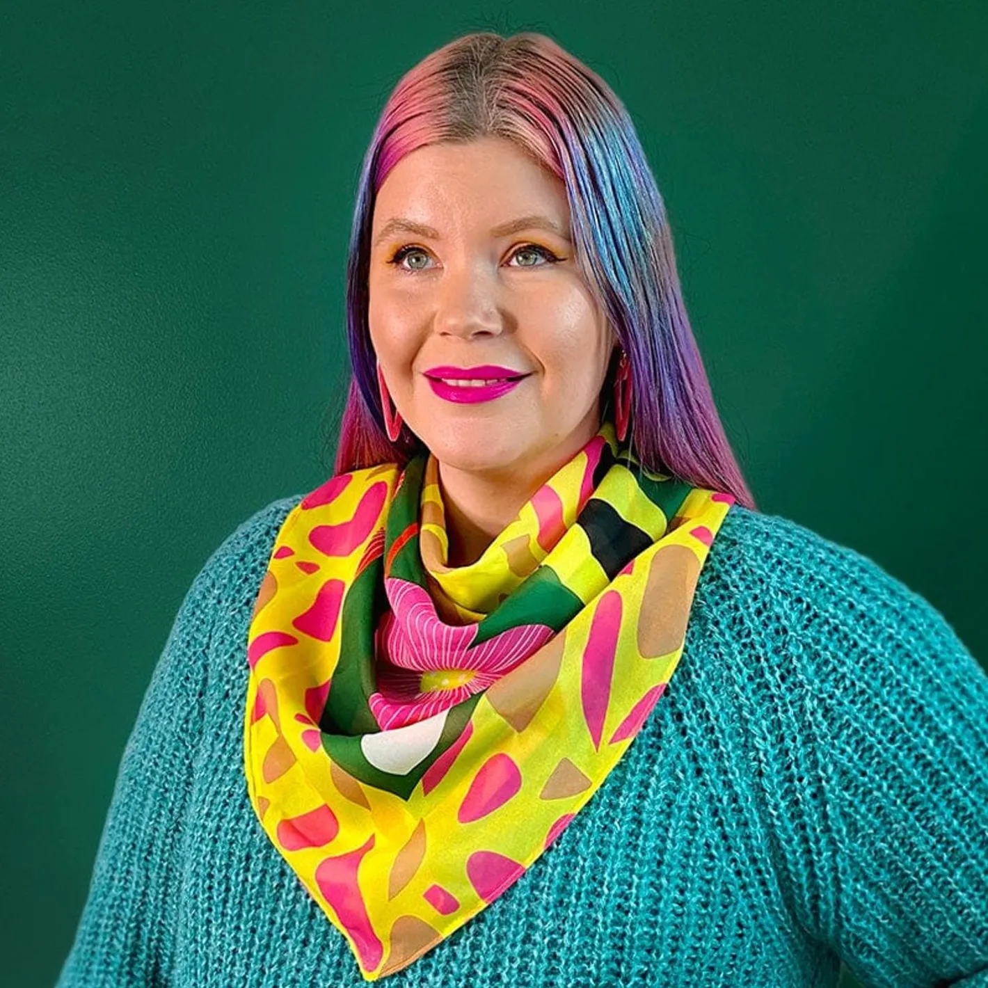Erstwilder The Genteel Giraffe Square Scarf^ Scarves