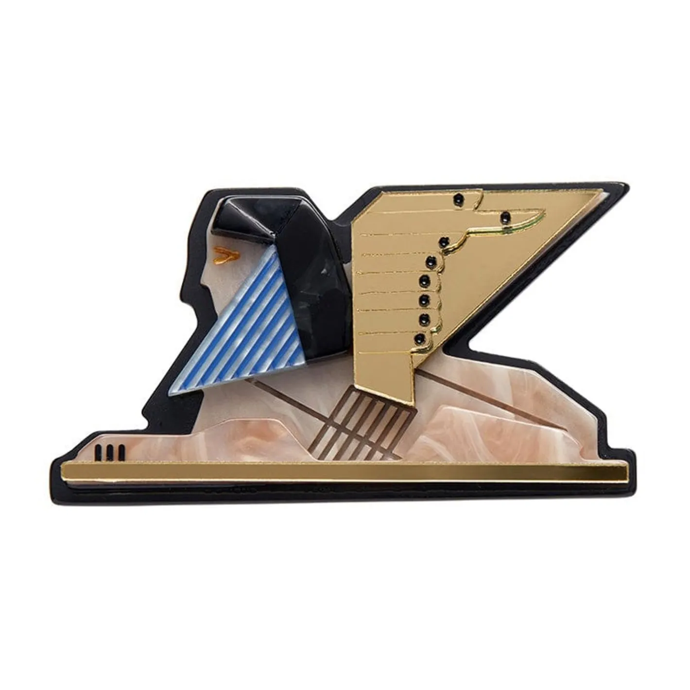Erstwilder The Great Sphinx Brooch^ Brooches