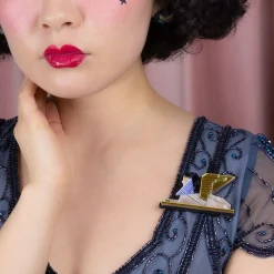 Erstwilder The Great Sphinx Brooch^ Brooches
