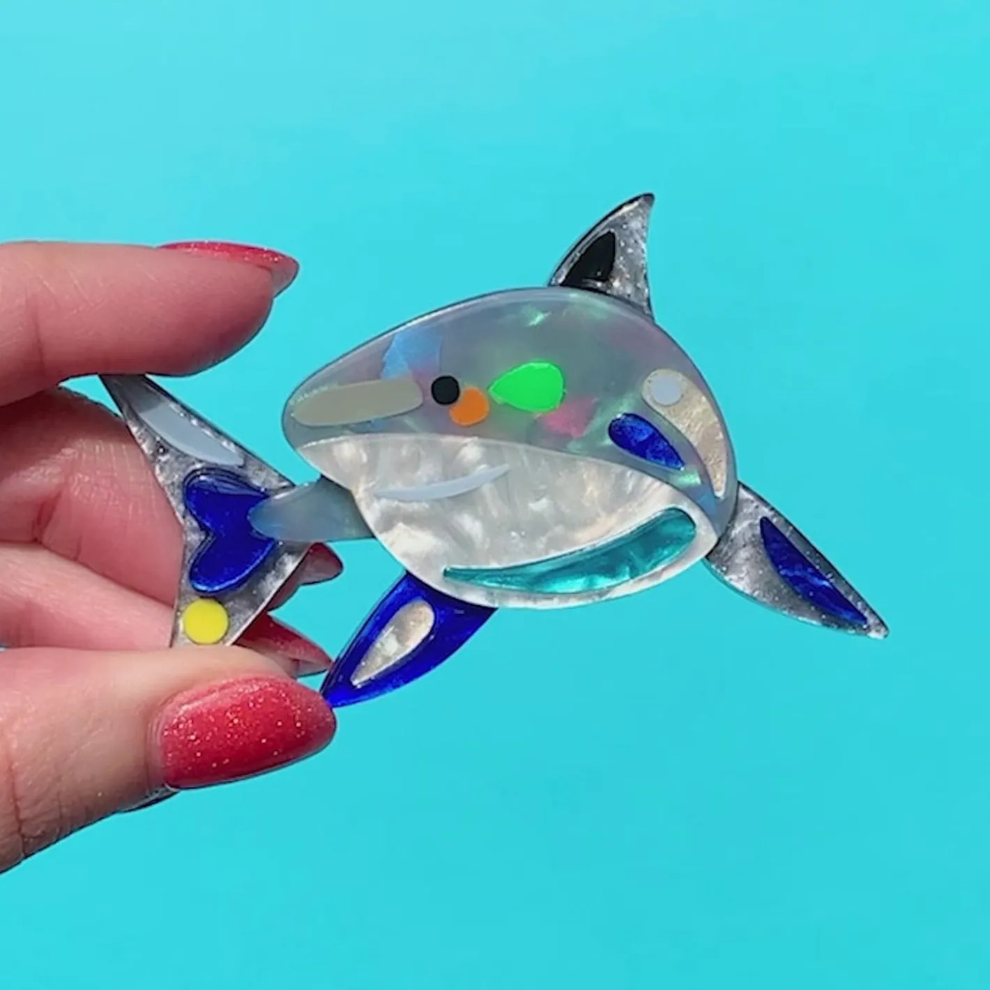 Erstwilder The Guileless Great White Shark Brooch^ Brooches