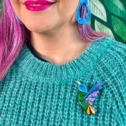 Erstwilder The Hardworking Hummingbird Brooch^ Brooches