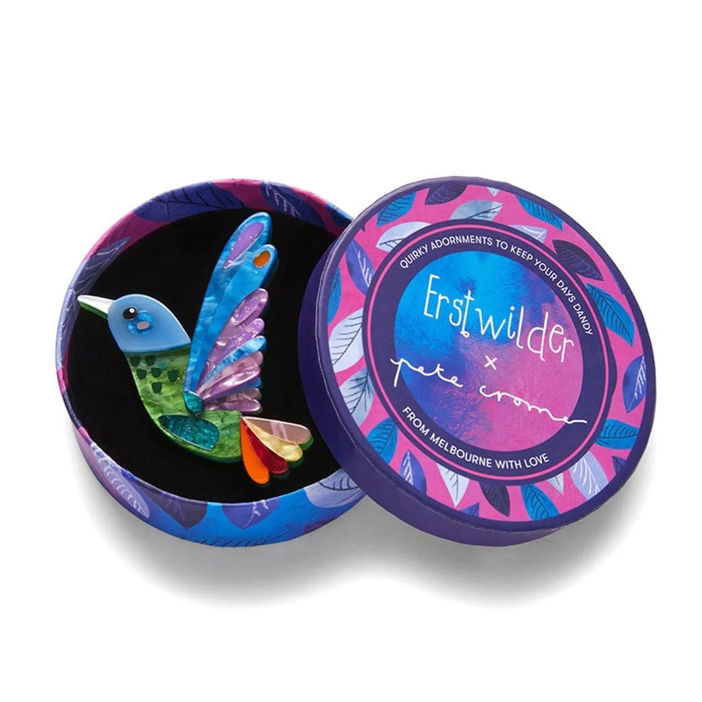 Erstwilder The Hardworking Hummingbird Brooch^ Brooches