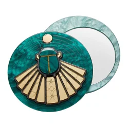 Erstwilder The Heart Of Egypt Scarab Mirror Compact^ Mirror Compacts