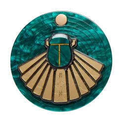Erstwilder The Heart Of Egypt Scarab Mirror Compact^ Mirror Compacts