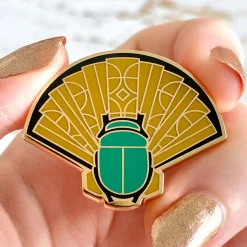 Erstwilder The Heart Of Egypt Scarab Enamel Pin^ Enamel Pins