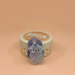 Erstwilder The Love Cats Mini Brooch^ Brooches