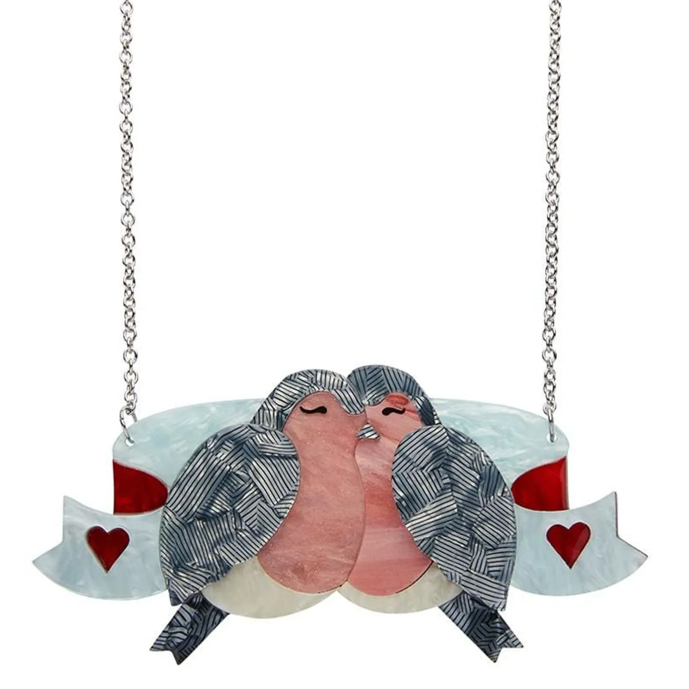 Erstwilder The Lovebirds Necklace^ Necklaces