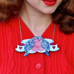Erstwilder The Lovebirds Necklace^ Necklaces