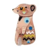 Erstwilder The Masterful Meerkat Brooch^ Brooches