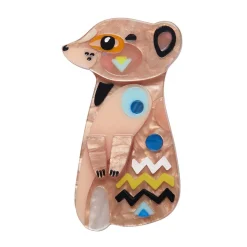 Erstwilder The Masterful Meerkat Brooch^ Brooches