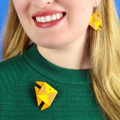 Erstwilder The Memorable Goldfish Brooch^ Brooches
