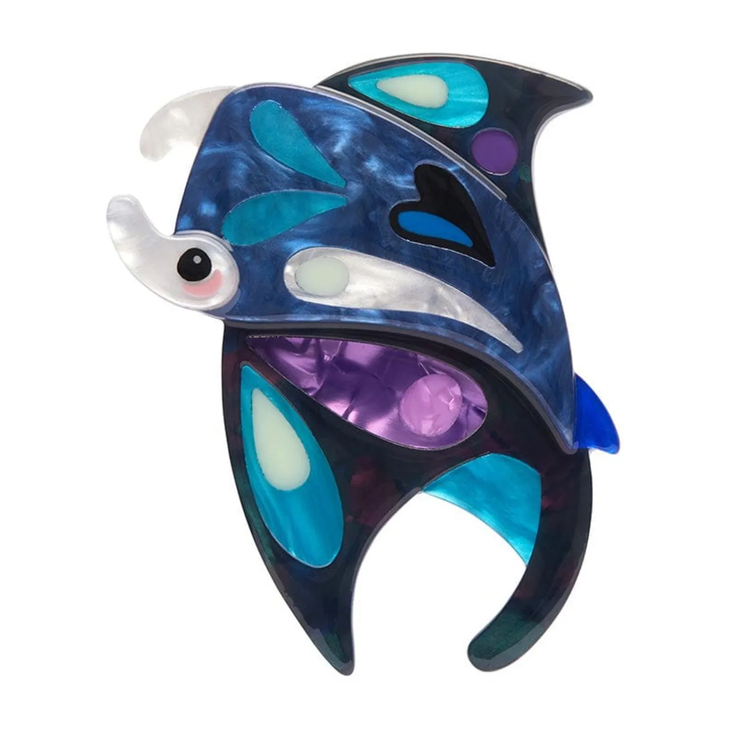 Erstwilder The Mercurial Manta Ray Brooch^ Brooches