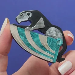 Erstwilder The Panther'S Embrace Brooch^ Brooches