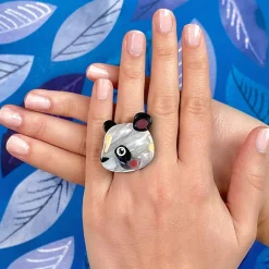 Erstwilder The Patient Panda Ring^ Rings