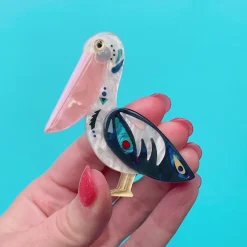 Erstwilder The Perceptive Pelican Brooch^ Brooches