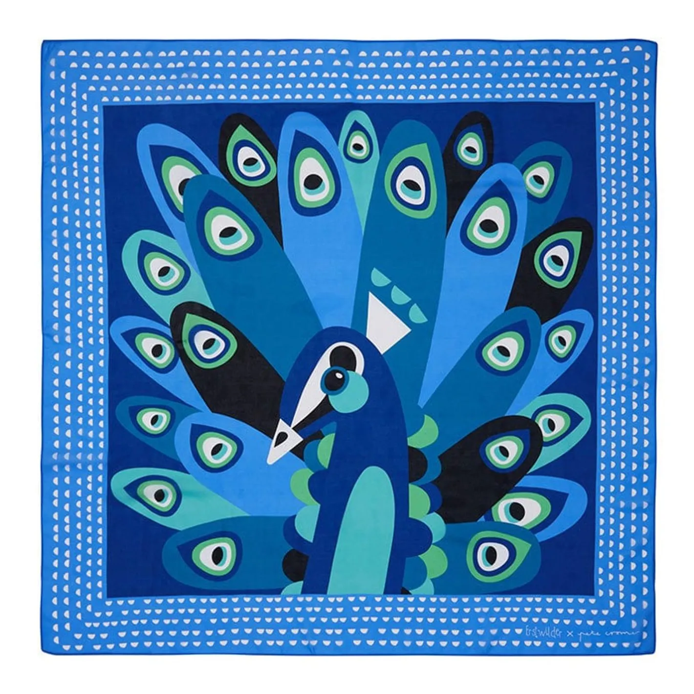 Erstwilder The Picturesque Peacock Square Scarf^ Scarves