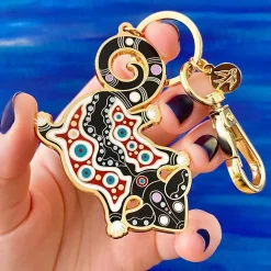 Erstwilder The Possum 'Midin' Key Ring^ Enamel Key Rings