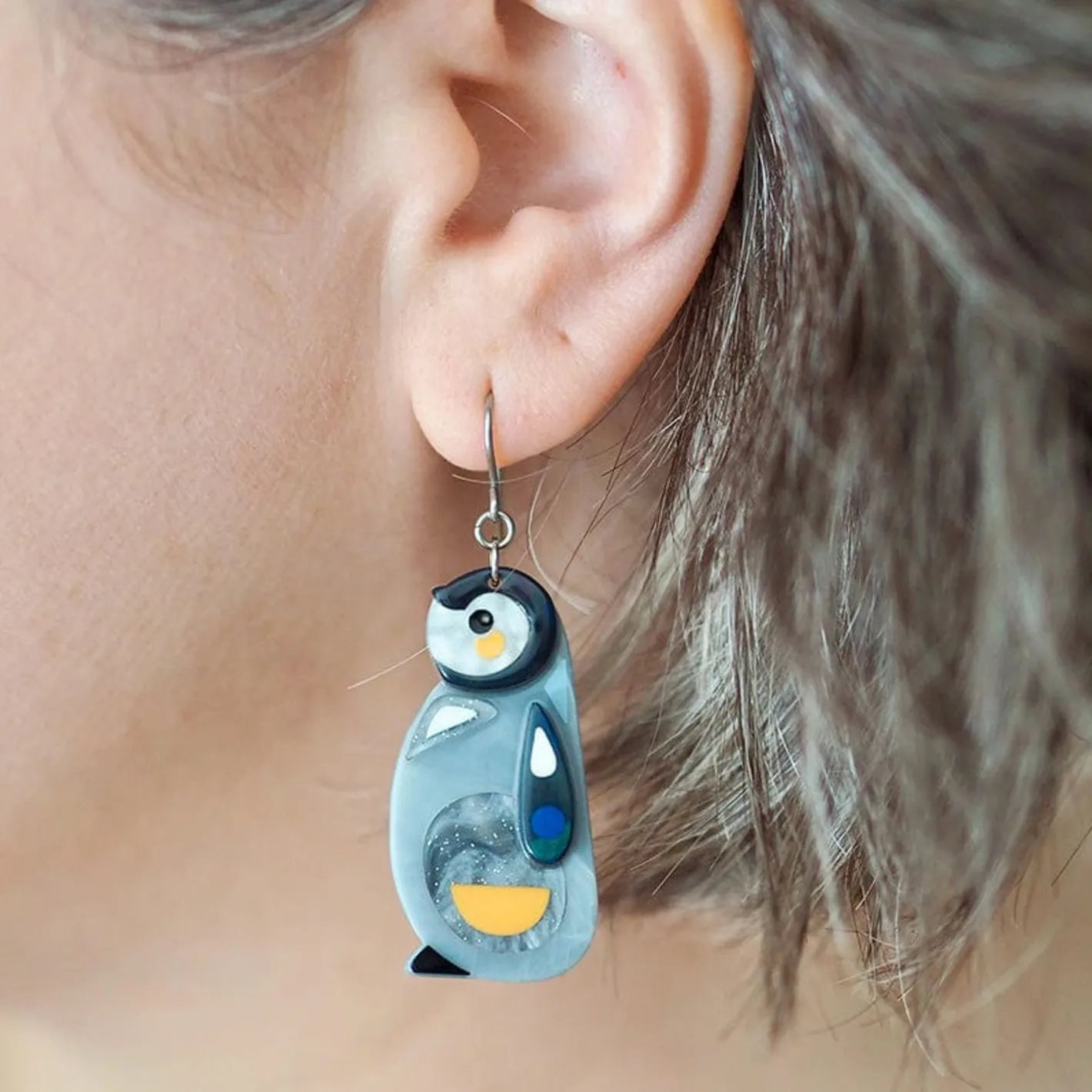 Erstwilder The Promising Penguin Drop Earrings^ Earrings