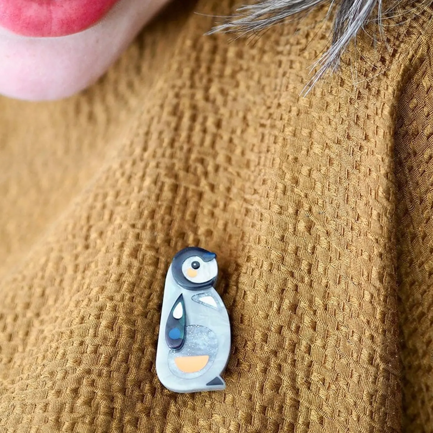 Erstwilder The Promising Penguin Mini Brooch^ Brooches